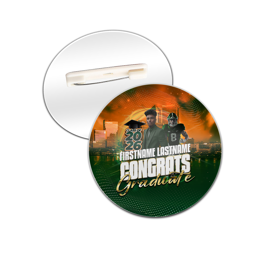 Graduation 2025 Custom Button Set