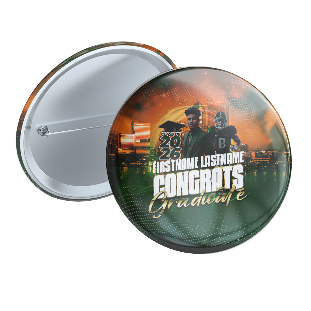 Graduation 2025 Custom Button Set