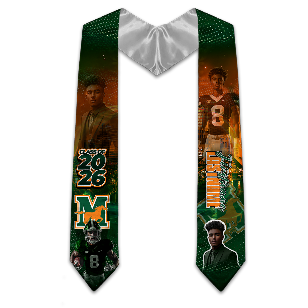 Senior 2025 Graduation Personalized Photo Stole