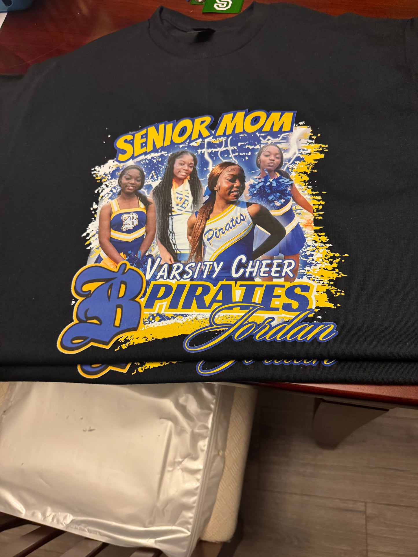 Jordan senior cheer shirt