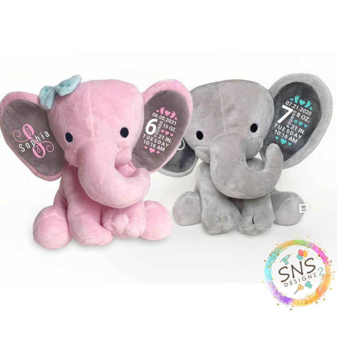 Elephant Birth Announcement