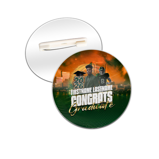 Graduation 2025 Custom Button Set