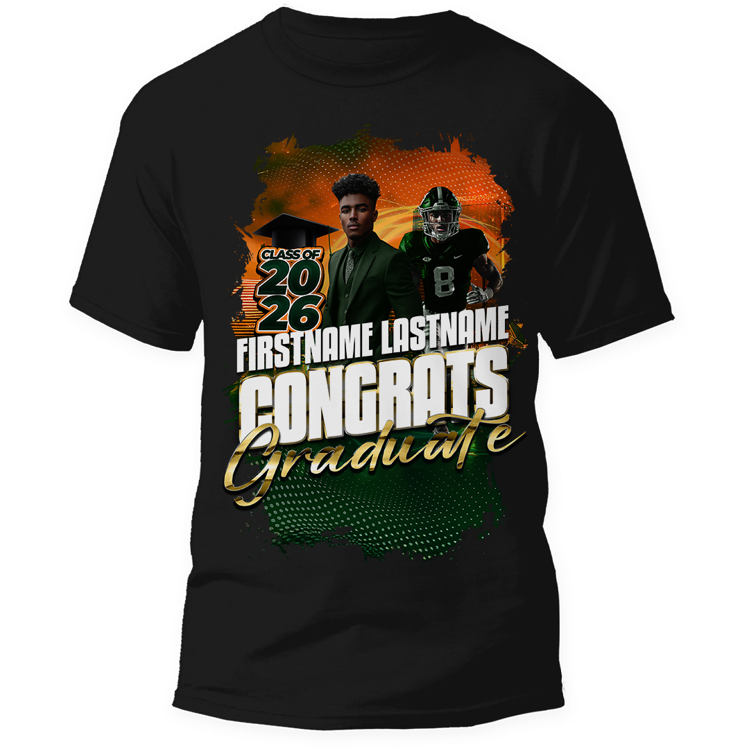 Graduation 2025 Senior Custom Photo Shirt