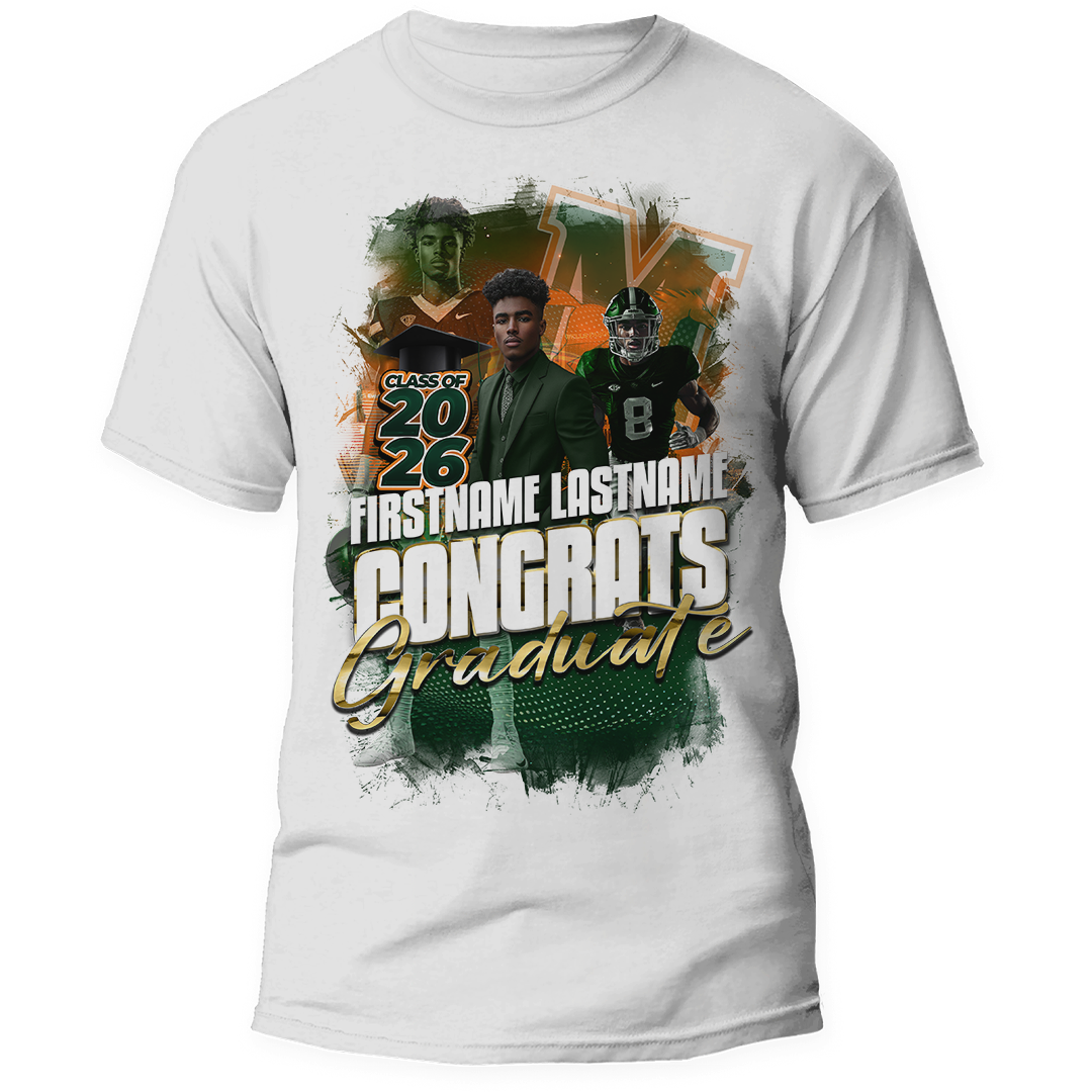 Graduation 2025 Senior Custom Photo Shirt
