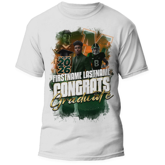 Graduation 2025 Senior Custom Photo Shirt