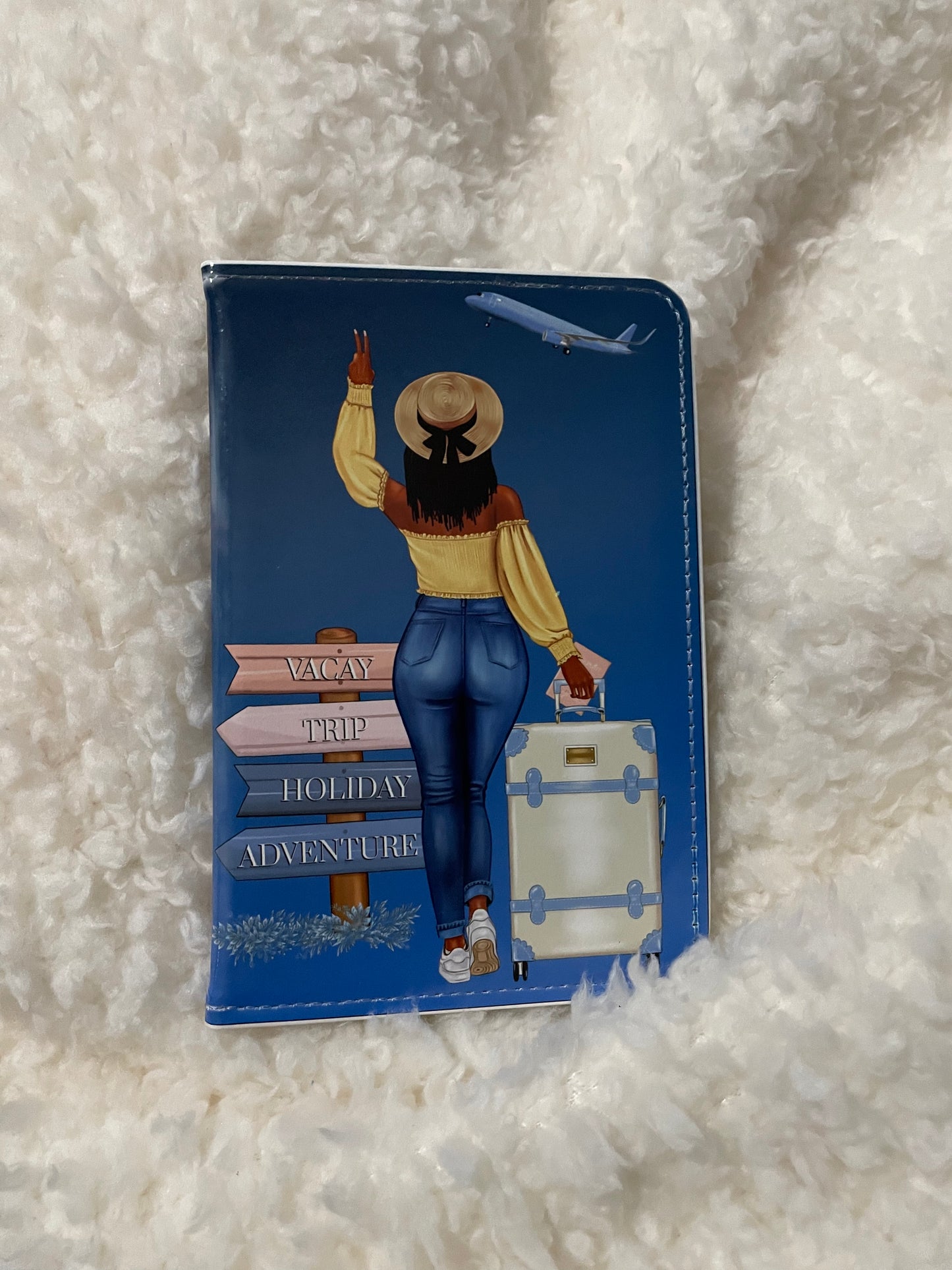 Passport covers w/ matching luggage tag
